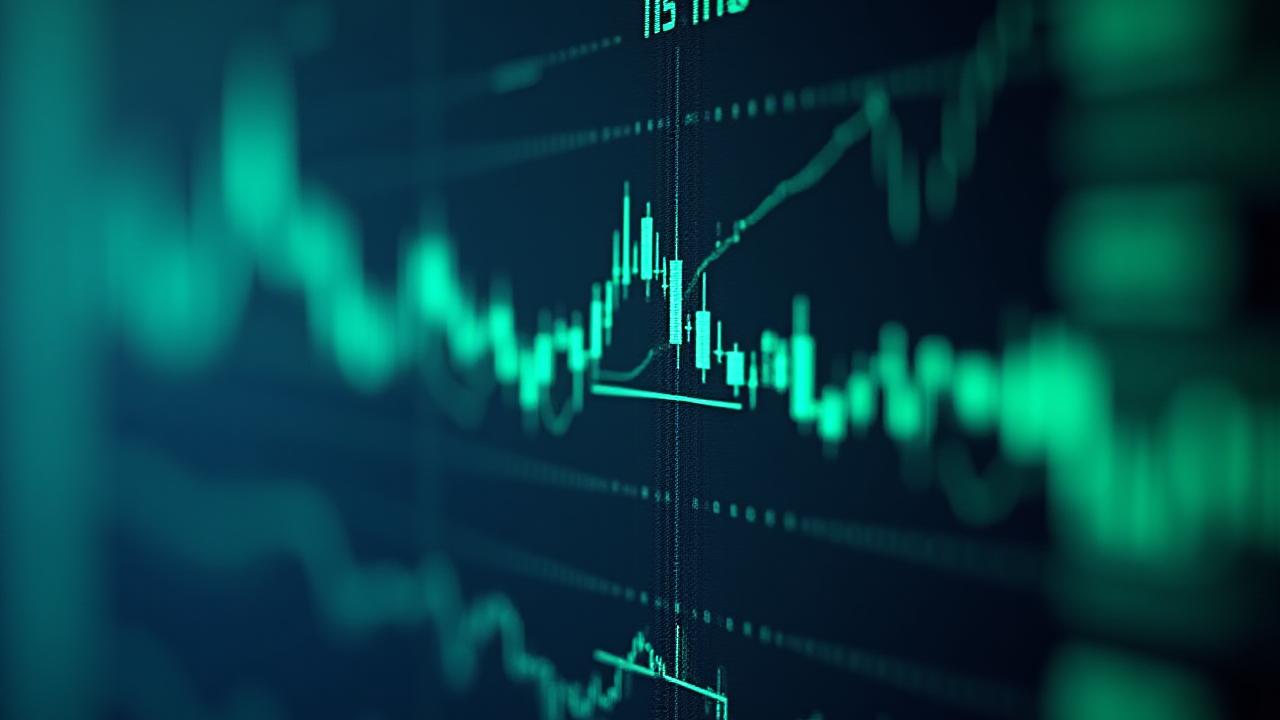 Abstract market data visualization